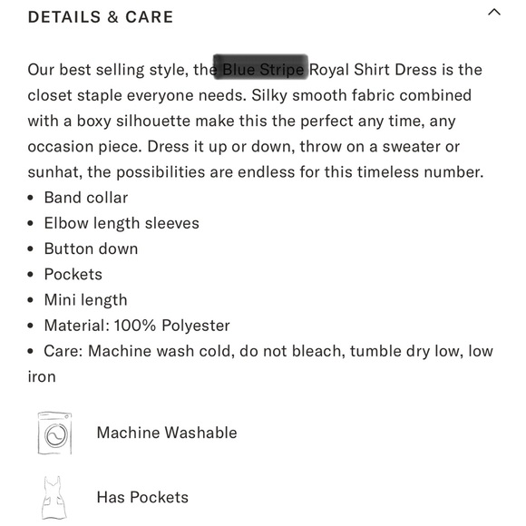 Tuckernuck Royal Shirt Dress - Picture 4 of 4